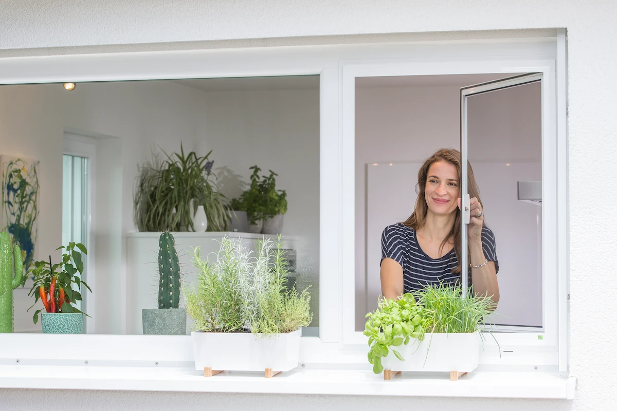 Drehrahmen als Insektenschutz für Fenster