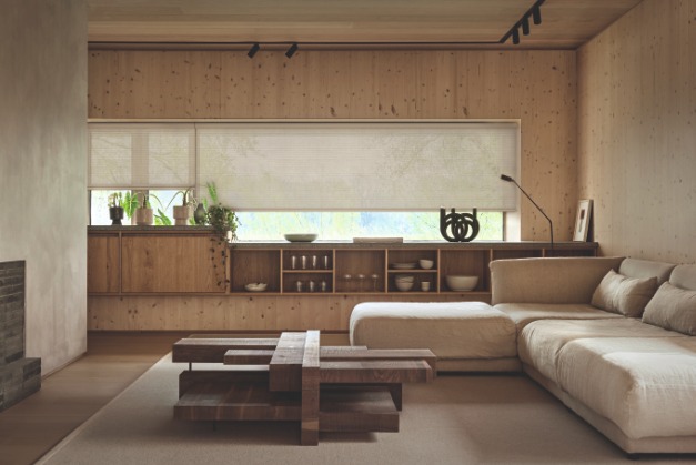 Sonnen- und Sichtschutz im Wohnzimmer